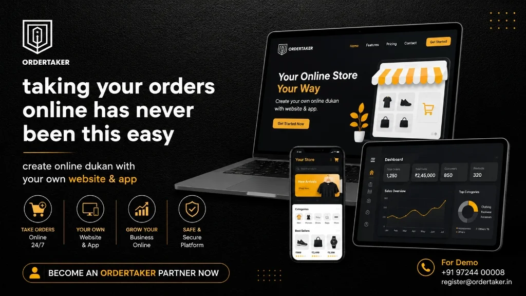 Taking your orders online has never been this easy